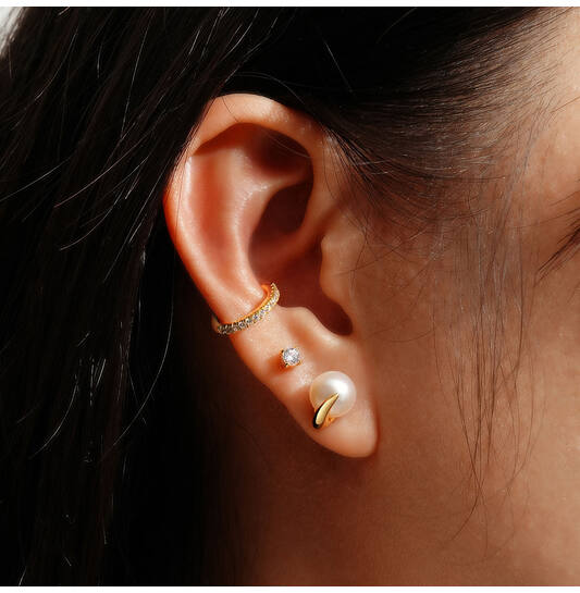  Reimaginer - Argent / GP 14 carats - Perle